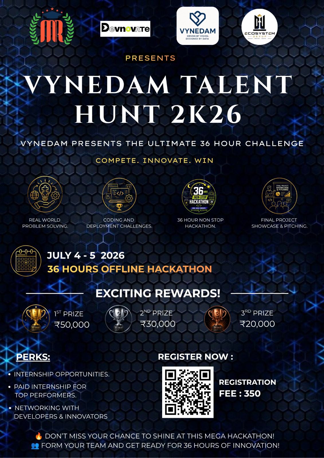 VYNEDAM Talent Hunt 2K26